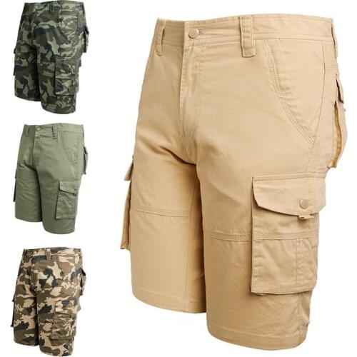Men Shorts Military Breathable Polyester Loose Short Pants for Men