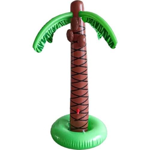Inflatable Sprinkler Simulation Coconut Tree PVC Cute Lovely Fountain Toy Water Jet Palm Tree Water Spray for Children Kids