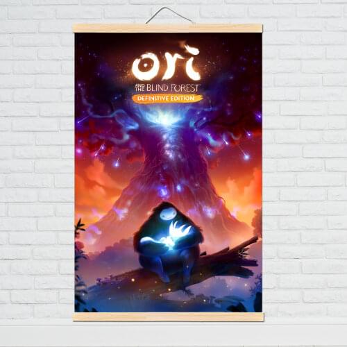 The Poster Decoration Painting of Ori and the Blind Forest on HD Canvas canvas painting wall art canvas wall art canvas