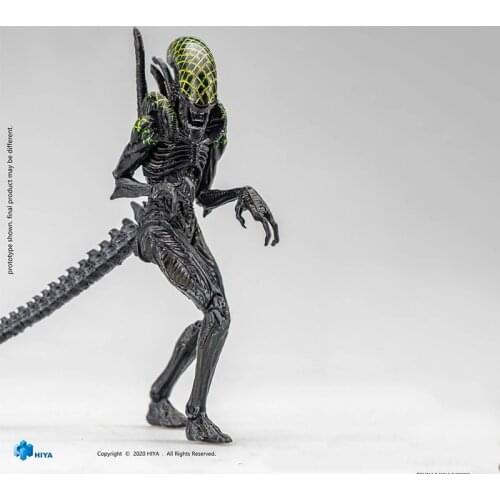 Pre-sale 1/18 Scale Hiya LA0071 Exquisite Mini Alien Predator Grid Alien Warrior 12CM Action Figure For Collection