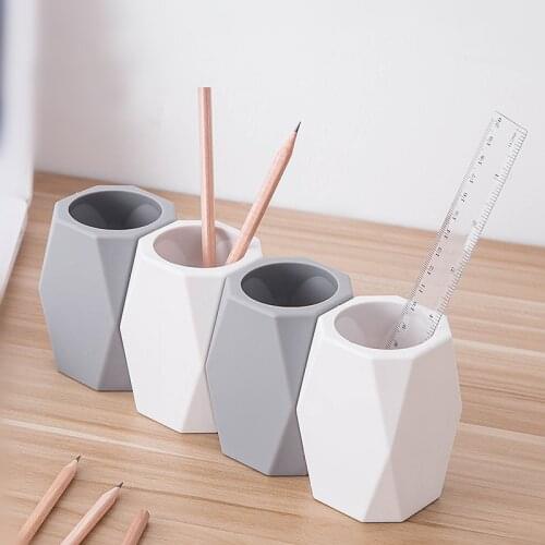 Silicone Pen Holder Pencil Stand Desktop Storage Case Box Desk Office Organizer Makeup Brush Holder
