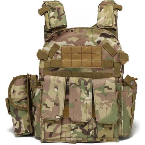 Tactical Gear Airsoft Military Tactical Vest Molle Combat Assault Plate Carrier Tactical Vest CS Outdoor Clothing hunter