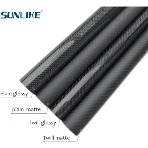 2 PCS Carbon Fiber Tube Pipe Length 500mm Diameter 30mm 32mm 33mm 34mm 35mm 36mm 37mm for RC Model Airplane Drone Accessories