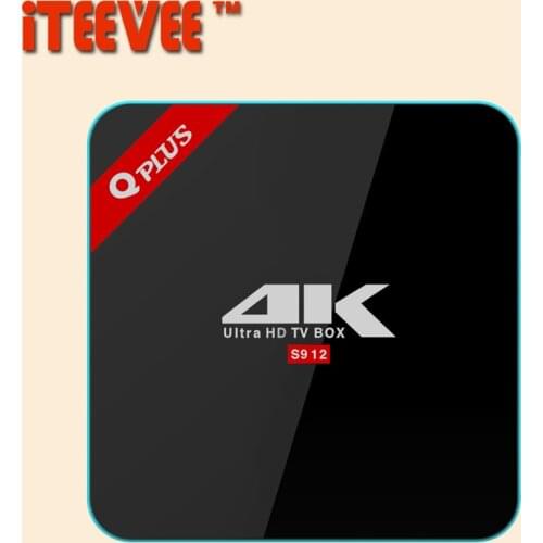 1PC Q Plus Amlogic 912 Android Tv Box 7.1 2G/16G 3G/32G 1000M LAN Wifi Blueth 4.0 KD 16.1 smart media player PK Q BOX X96