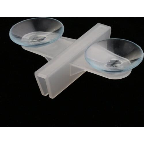10Pcs Plastic Fish Tank Divider Dual Suction Cup Aquarium Sucker Clip