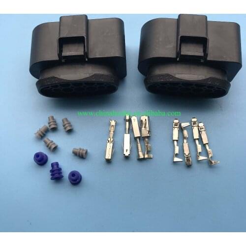 3C0973737 14-Pin LED light lamp wire socket automotive waterproof connector female 1.5/2.8 Wiring Housing Xenon Headlight Plug