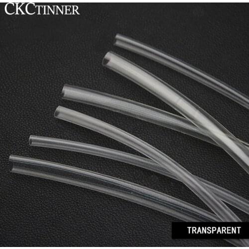 5M/LOT 2:1 transparent heat tube 1mm~10mm Polyolefin Heat Shrink Tube Cable Sleeves Wrap Wire heat shrink tube Connector