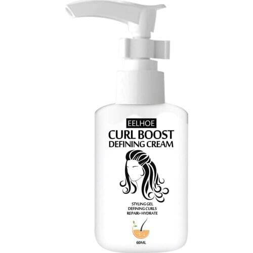 60ml Styling Conditioner Hair Styling Elastin Moisturizing Repairing Volume Serum Fluffy Hair Styling Products