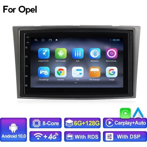 8 core 6+128 4G LTE Android10 Car multimedia player For opel Vauxhall Astra H G J Vectra Antara Zafira Corsa Vivaro Meriva Veda