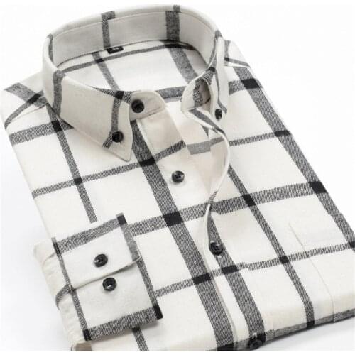 Large size 8XL 9XL 10XL Mens business casual plaid shirt Mens loose fashion long sleeve shirt 2021 spring and autumn new