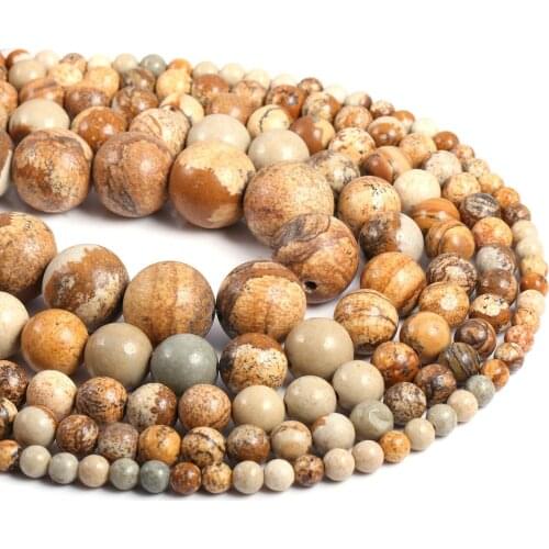 Natural Stone Beads Fashion Loose Spacer Beads for Jewelry Making Findings Necklace Bracelet Accessories 38cm Wholesale