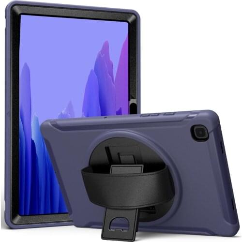 For Samsung Galaxy Tab A7 10.4'' 2020 SM-T500 SM-T505 Case Shockproof Kids Safe PC Silicon Hybrid 360 Rotate Stand Tablet Cover