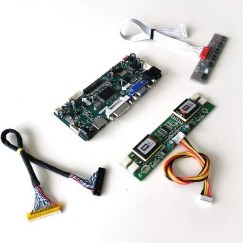 For M190PW01 V0 V1 19" 1440*900 CCFL LVDS 30Pin LCD monitor panel M.NT68676 display controller drive card VGA DVI DIY kit