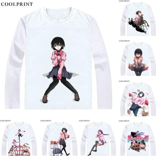 Owarimonogatari T-Shirts Long Sleeve Shirts Anime Manga Oshino Ougi Memes niece Oshino Shinobu Cosplay Shirt