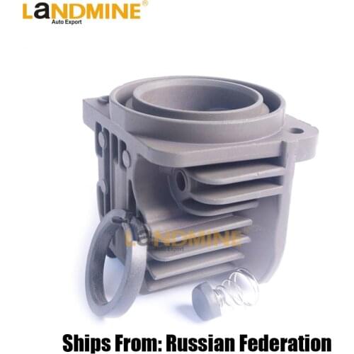 Free Shipping Cylinder Head With Rubber Spring Valve For BMW X5 E53 A6 Q7 L322 Air Suspension Compressor 4L0698007A