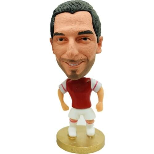 Soccerwe 2.55" Soccer Star Dolls 7# Mkhitaryan Figures Red Kit Classic Edition Toy Gift