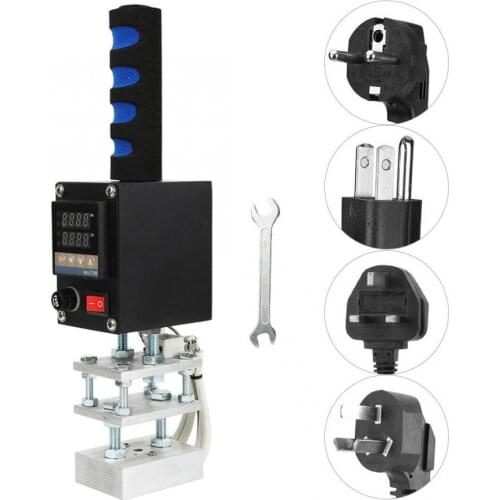 Hot Foil Stamping Machine Handheld Digital Heat Press Leather Cloth Wood Paper Pressing Tool Hot Foil Craft Pressing Machine
