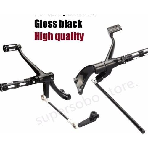 Motorcycle moto Forward Control FootPegs Levers Linkages For harley 2014-2016 Sportster Iron 883 1200 48 72