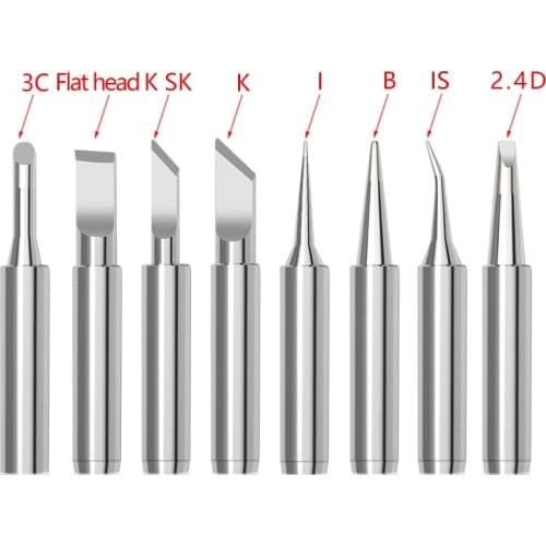 Lead-free Soldering Iron Tip 900M Serise Sting Welding Tools 900M-T-K 900M-T-I 900M-T-IS For 936 Soldering Station