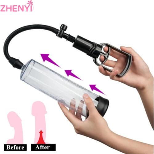 Penis Pump Sex Toy For Men Male Masturbator Penis Extender Penile Vacuum Pump Penis Enlargement Enhancer Massager Adult Product