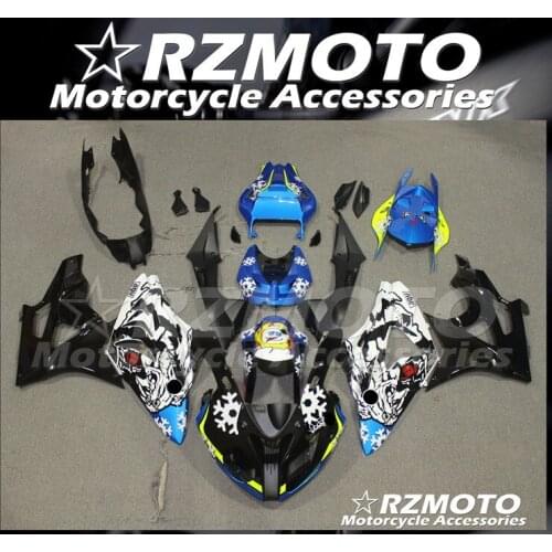 New Abs Motorcycle Fairings Fit For BMW S1000RR 2009 2010 2011 2012 2013 2014 Bodywork Injection mold cool snow black No.5004