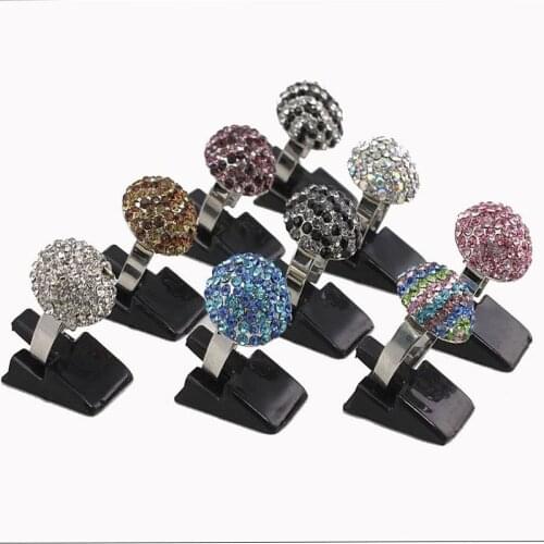 50Pcs Plastic Mini Ring Holder Stand Ring Jewelry Display Rack Ring Storage Organizer Shelf Ring Decoration Clip Stand Showcas