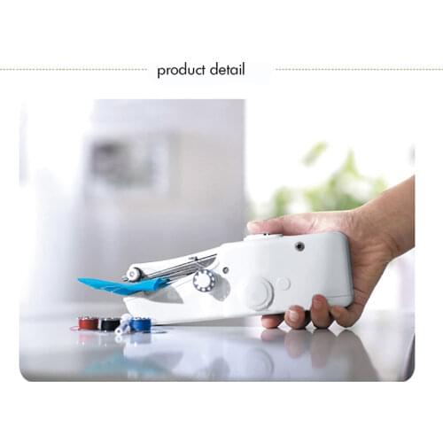 Portable Sewing Machine Mini Professional Cordless Sewing Machine Battery Power Handy Stitch for Fabric, Clothes Home Travel Use