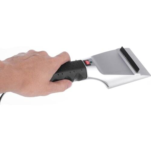 12V Electric Heated Car Ice Scraper Winter Auto Window Snow Removal Clean Shovel