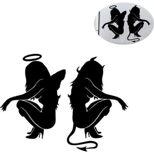 Angels and Demons Car Body Styling Sticker Removable Waterproof