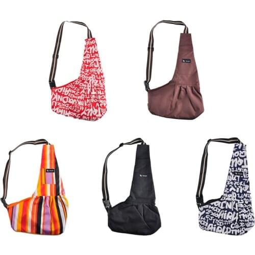 Oxford Cloth Bicycle Chest Chihuahua Lovable Dog Cat Pet Carrier Slings Single Shoulder Backpack Bag Bike Hiking Travel