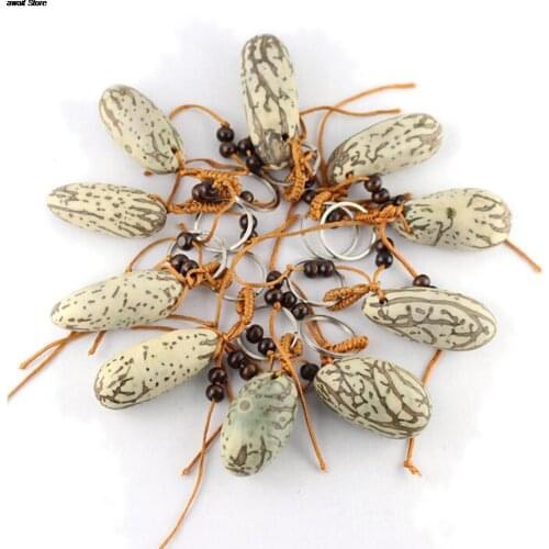 One Thousand Bodhi Keychain Good Luck Bodhi Car Ornaments Decoration Car Key Fob Natural Keychain