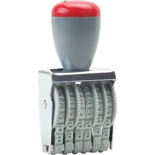 Vintage DIY Wheels Rollers 6 Digits Numbering Stamp Trolley Date Scrapbooking Rolling Words Dater Stamps Home Decoration