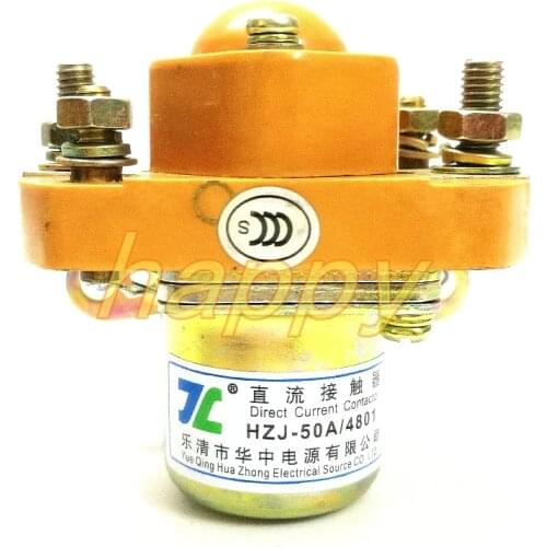 HZJ DC contactor MZJ-50A high current 12V high power 24V relay 36V 36V dot 48V