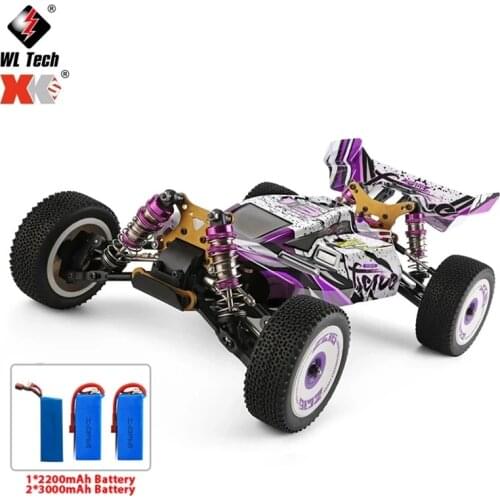 WLtoys New 2.4G Racing RC Car 60 Km/h Metal Chassis 4wd Road Drift Electric RC Cars Remote Control Toys For Adults Kids 124019