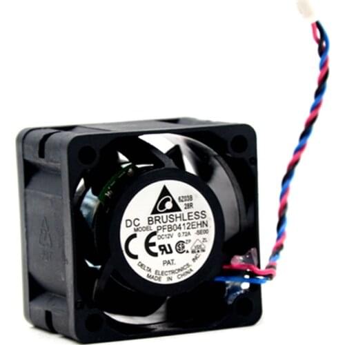 1pcs Brand New for Delta PFB0412EHN -SE00 4028 40*40*28mm DC12V 0.72A powerful axial cooling fan 40 mm