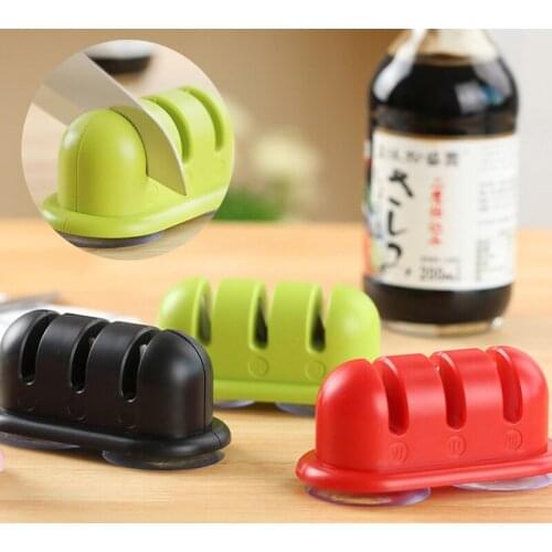 1 Pcs Mini Knife Sharpener 3 Stages Manual Sharpening Stone Grinder Knives Sharpener Kitchen Tools Utensilios De Cocina