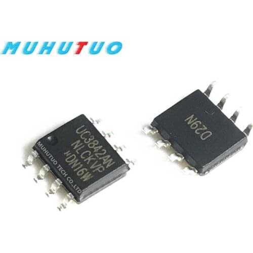 10PCS UC3842AN UC3842A PWM controller UC3842 PATCH SOP8