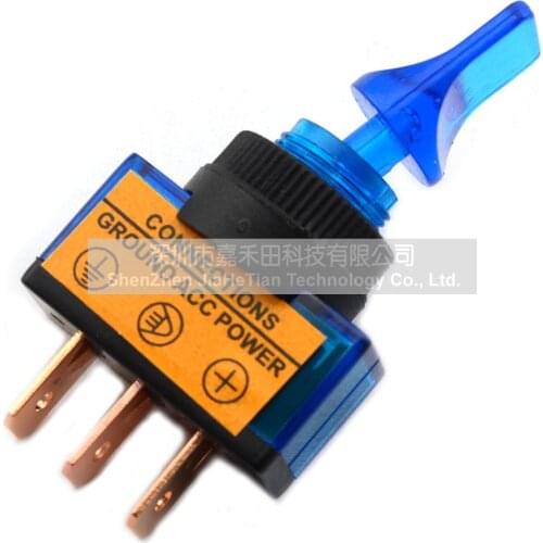 12V 2nd gear short handle car switch/toggle switch with blue light