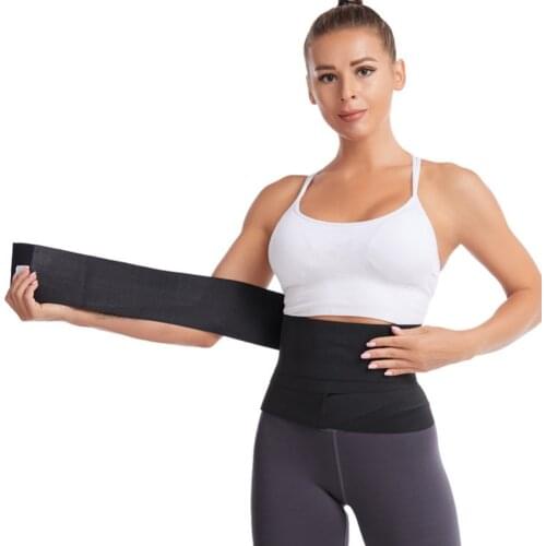 3/4M Waist Trainer Women Slimming Sheath Shapewear Snatch Me Up Bandage Wrap Body Shaper Tummy Trimmer Belt Corset Stretch Bands