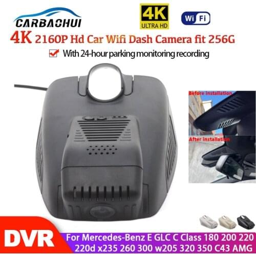 Car DVR Wifi Video Recorder Dash Cam Camera For Mercedes-Benz E GLC C Class 180 200 220 220d x235 260 300 w205 320 350 C43 AMG