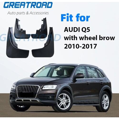 Mud Flaps For Audi Q5 with wheel brow 2010-2017 Mudflaps Splash Guards Mud Flap Front Rear Mudguards Fender Accessories
