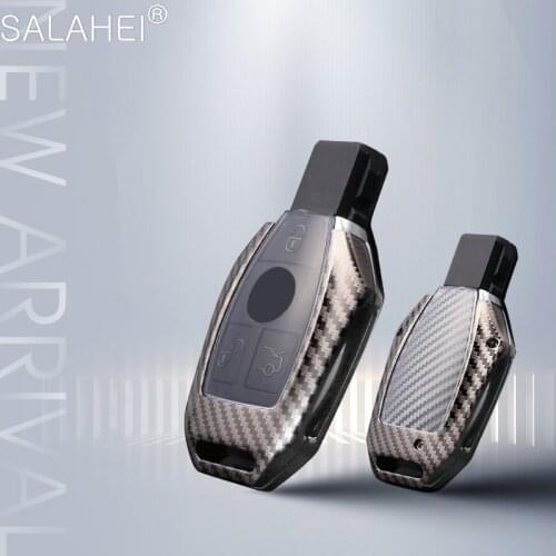 Zinc alloy+TPU Car Key Cover Case Protector For Mercedes Benz W204 W212 C180 GLK300 CLS CLK CLA SLK C S E Class Key Holder