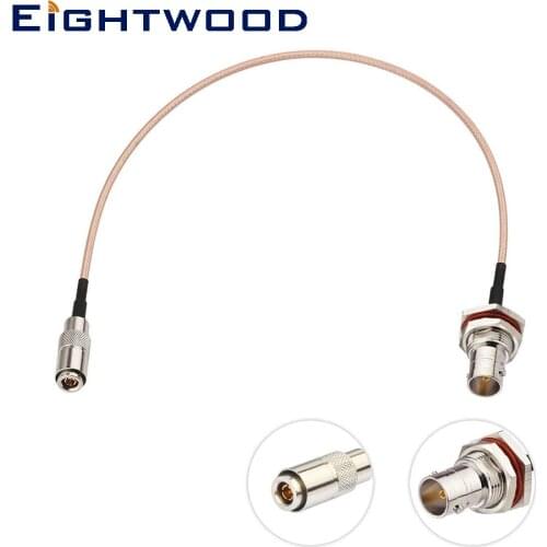 Eightwood DIN 1.0/2.3 Male to BNC Female SDI Cable 30cm for 3G HD SDI Vedio Recorder Camera Assist Monitor Audio Gateway Hub