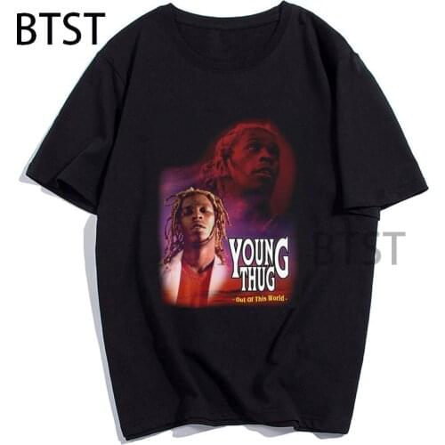 Young Thug Shirt rapper hiphop T shirt for woman men Kawaii Streetwear Tshirt Funny Print summer Tshirt vintage Clothing 2021