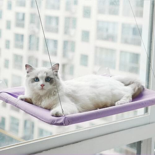 Cats Window Perch Cat Hammock Cat Bed Bearing 20kg Window Mounted Hommock Pet Suction Hanging Sill Sleeping Shelf Bag Beds Seat