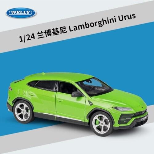 Welly 1:24 Lamborghini Urus SUV off-road vehicle simulation alloy car model Collect gifts toy