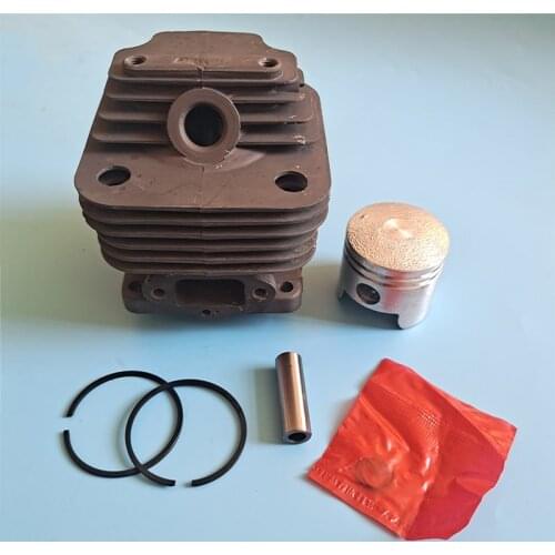 39MM CYLINDER KIT FITS MITSUBISHI T200 2 CYCLE BRUSH CUTTER ZYLINDER ASSEMBLY W/ PISTON RINGS PIN CLIPS TRIMMER PARTS