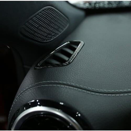 For MB CLA C118 X118 CLA200 Shooting Brake AMG CLA45 A35 Mercedes-Benz A sedan Class W177 V177 Car Air Vent Trim Cover stickers