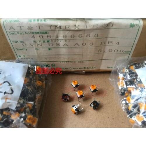 Original new 100% adjustable resistance EVND8AA03BE4 22K 223 horizontal potentiometer trimming EVND8AA03BE2 220R 221 (SWITCH)