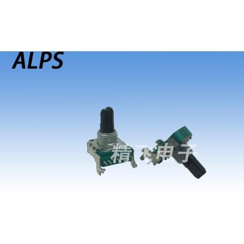 Original New 100% RK14K12B 7pin volume double potentiometer 200KC 204C handle length 15MM (SWITCH)